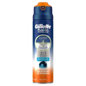 Gel de Barbear Gillette Fusion Proglide 2 em 1 Hidratante 200ml