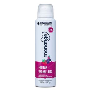 Desodorante Antitranspirante Aerossol Feminino Monange Frutas Vermelhas 150ml