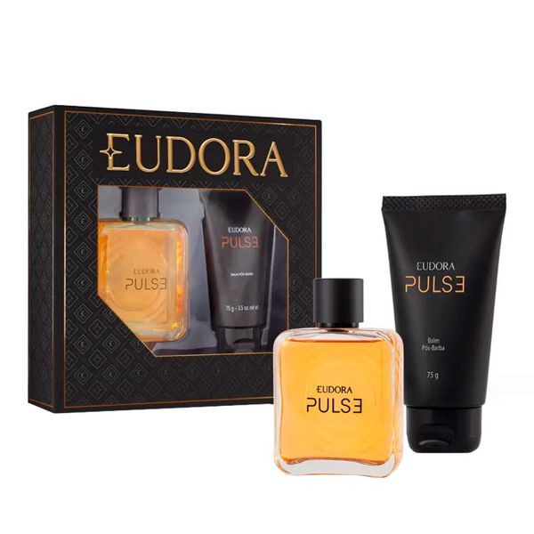Kit Desodorante Colônia Masculino Eudora Pulse 100ml + Balm Pós-Barba Pulse 75g