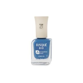 Esmalte Cremoso Risquè Bio Azul Oceano Azul 9ml