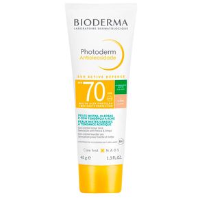 Protetor Solar Facial Bioderma Photoderm Antioleosidade Sun Active Defense FPS70 Cor 2 Claro 40g