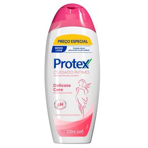 Sabonete Líquido Íntimo Protex Cuidado Delicate Care Preço Especial 200ml
