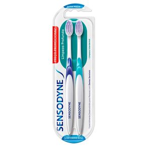 Kit Escova Dental Sensodyne Gentle Extra Macia 2 Unidades