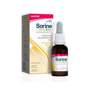 Descongestionante Nasal Infantil Sorine Baby 0,9% Solução Nasal Conta-Gotas 30ml