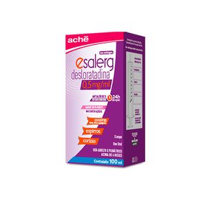 Esalerg 0,5mg/ml Xarope Sabor Tutti-Frutti 100ml + Seringa Dosadora