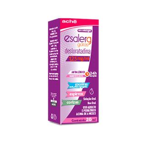 Esalerg 1,25mg/ml Solução Gotas Sabor Tutti-Frutti 20ml