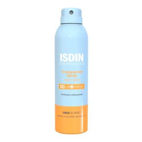 Protetor Solar Corporal Isdin Fotoprotector Transparent Spray Wet Skin FPS50 250ml