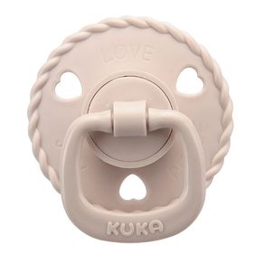 Chupeta Kuka Classic Bico Redodondo Cor Branca 0-6 Meses 1 Unidade