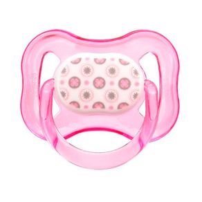 Chupeta Kuka Color Universal 6M+ Cor Rosa 1 Unidade