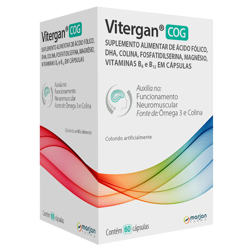 Suplemento Alimentar Vitergan COG 60 Cápsulas