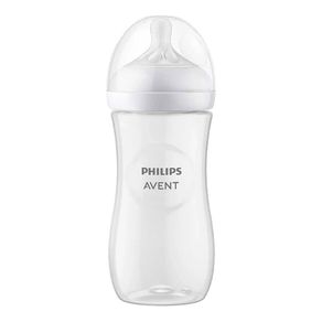 Mamadeira Pétala Philips Avent Transparente 3M+ 330ml