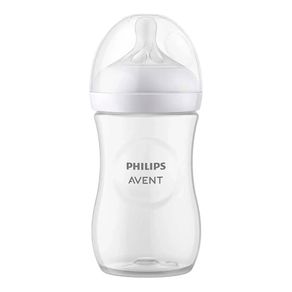 Mamadeira Pétala Philips Avent Transparente 1M+ 260ml