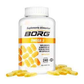 Suplemento Alimentar Borg Ômega 3 240 Cápsulas Moles