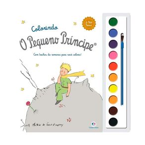 Livro Aquarela O Pequeno Príncipe Cores e Amizades 1 Unidade