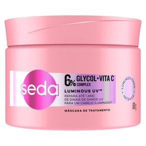 Máscara de Tratamento Seda Glycol + Vita C Complex Luminous UV 300g