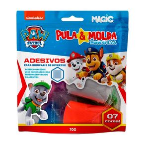 Massa de EVA Magic Pula & Molda Patrulha Canina Azul 70g