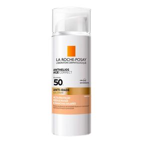 Protetor Solar Facial Anti-idade La Roche-Posay Anthelios Age Correct Gel Creme FPS50 Cor 2.0 50g