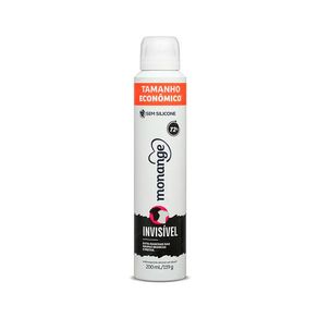 Desodorante Antitranspirante Aerossol Feminino Monange Invisível 200ml