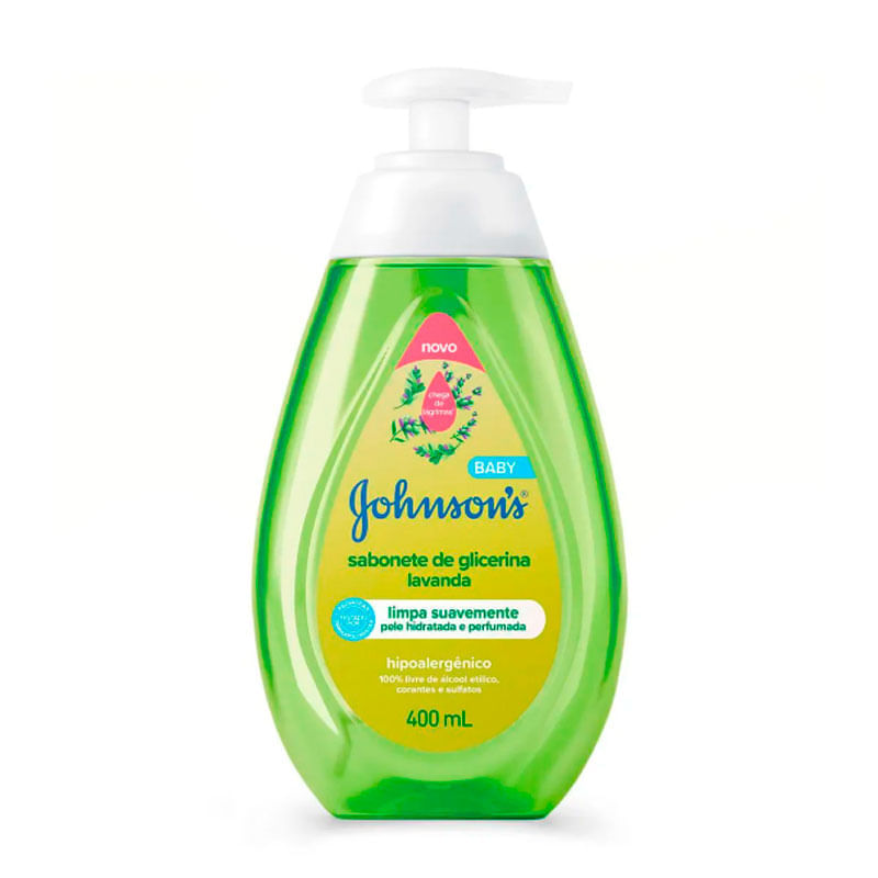 Sabonete Líquido de Glicerina Johnson’s Baby Lavanda 400ml
