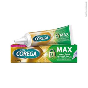 Creme Fixador de Dentaduras Ultra Corega Max Sabor Menta 70g