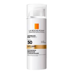 Protetor Solar Facial Anti-idade La Roche-Posay Anthelios Age Correct Gel Creme FPS50 Sem Cor 50g