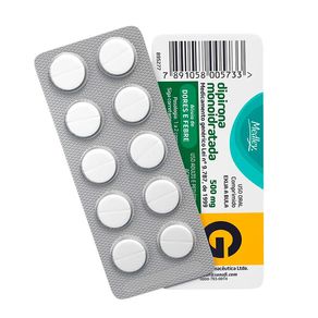 Dipirona Monoidratada 500mg Medley 10 Comprimidos