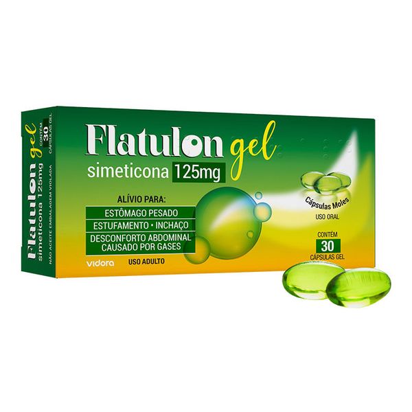 Flatulon Gel 125mg 30 Cápsulas Moles