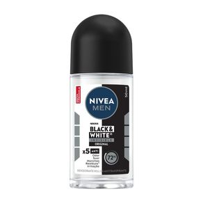 Desodorante Antitranspirante Roll On Nivea Men Invisible Black & White 50ml