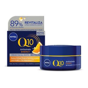 Creme Facial Nivea Antissinais Q10 Energy Noite 50g