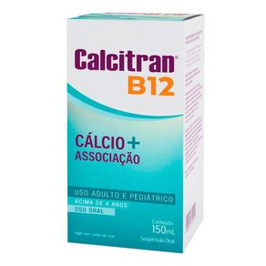 Calcitran B12 Suspensão Oral 150ml + Copo Dosador