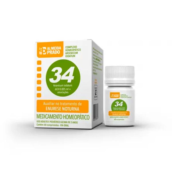 Complexo Homeopático Cantahris Almeida Prado 34 60 Comprimidos