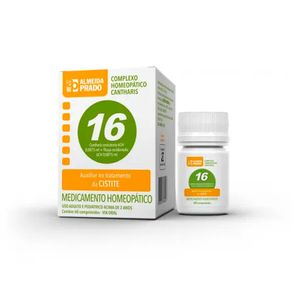 Complexo Homeopático Cantahris Almeida Prado 16 60 Comprimidos