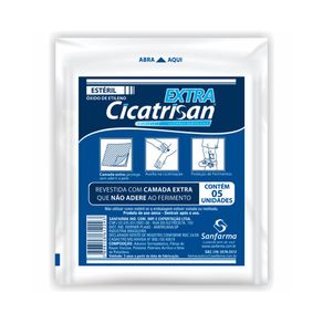 Compressa Cicatrisan Extra Estéril 5 Unidades