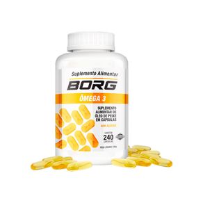 Suplemento Alimentar Borg Ômega 3 240 Cápsulas