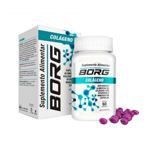 Suplemento Alimentar Borg Colágeno 60 Cápsulas