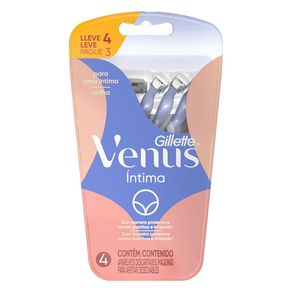 Aparelho de Depilar Gillette Venus Íntima 4 Unidades