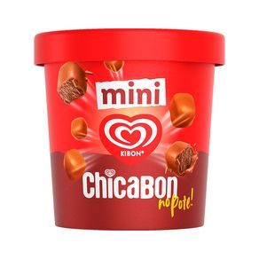 Sorvete Kibon Mini Bombons Chicabon Pote 184g