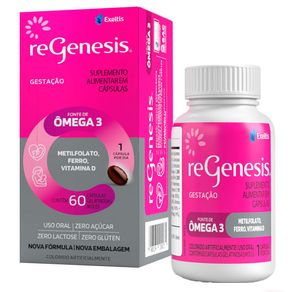 Suplemento Alimentar Regenesis 60 Cápsulas Gelatinosas Moles