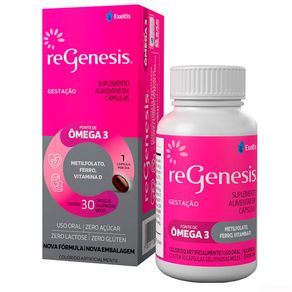 Suplemento Alimentar Regenesis 30 Cápsulas Gelatinosas Moles