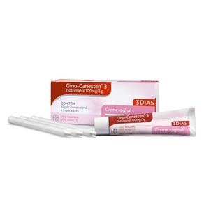 Creme Vaginal 100mg/5g Gino-Canesten 20g + 3 Aplicadores