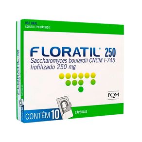 Floratil 250 10 Cápsulas
