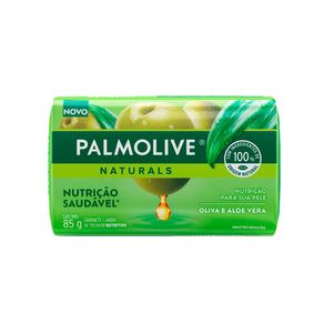 Sabonete em Barra Palmolive Nutrição Saudável Aloe e Oliva 85g