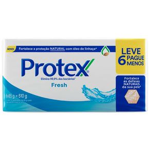 Sabonete em Barra Protex Fresh 85g Leve 6 Pague Menos