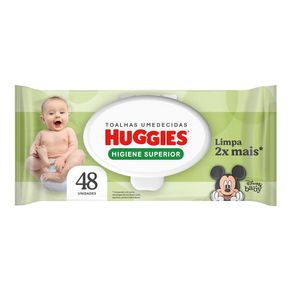 Lenços Umedecidos Huggies Higiene Superior 48 Unidades