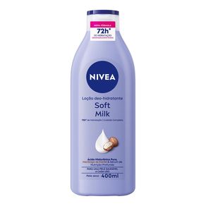 Loção Deo-Hidratante Nivea Soft Milk 400ml