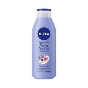 Loção Deo-Hidratante Nivea Óleos Essenciais Flor de Cerejeira 200ml