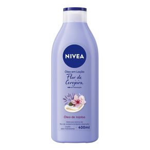 Loção Deo-Hidratante Nivea Óleos Essenciais Flor de Cerejeira 400ml