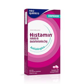 Antialérgico Histamin 2mg 20 Comprimidos