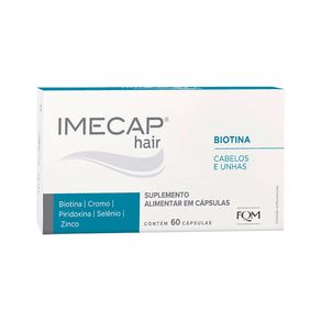 Suplemento Alimentar Imecap Hair Cabelos e Unhas 60 Cápsulas