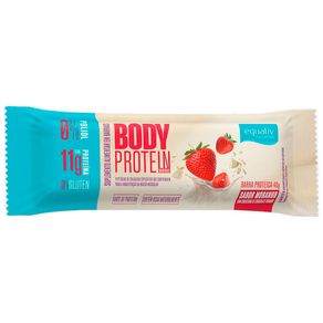 Barra de Proteína Body Protein Equaliv Sabor Morango 40g
